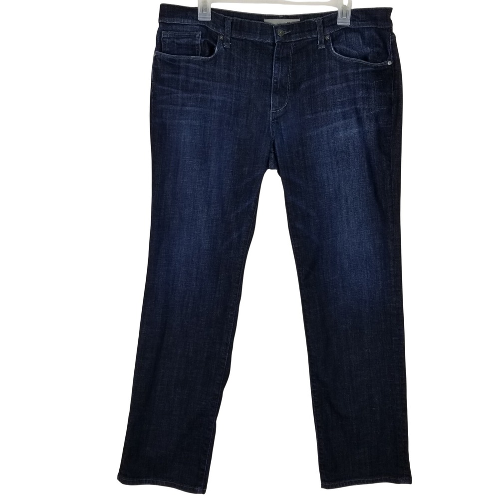 Joe's Jeans Straight Leg Jeans Men 40 Dark Blue Indigo Stretch Denim